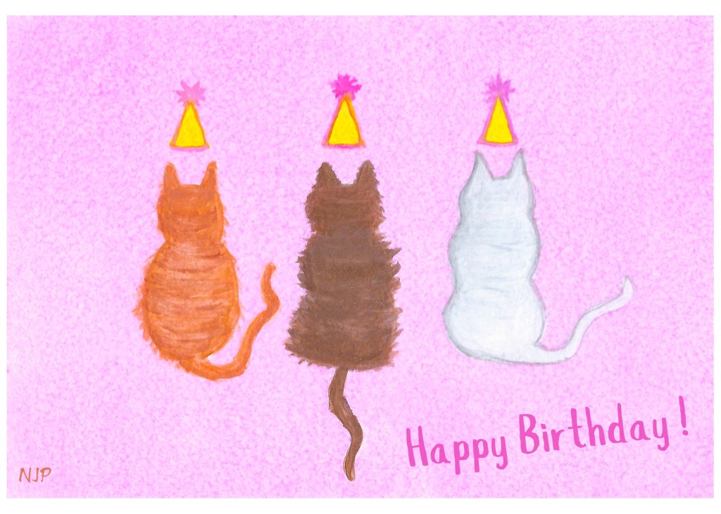 Birthday Kitties Card
